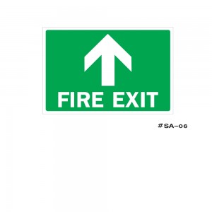ป้ายเครื่องหมาย Fire Exit