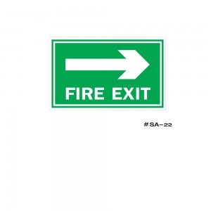 ป้ายเครื่องหมาย Fire Exit