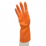 ถุงมือยาง Synos kleo รุ่น Nova 55 สีส้ม สำหรับงานทำความสะอาด